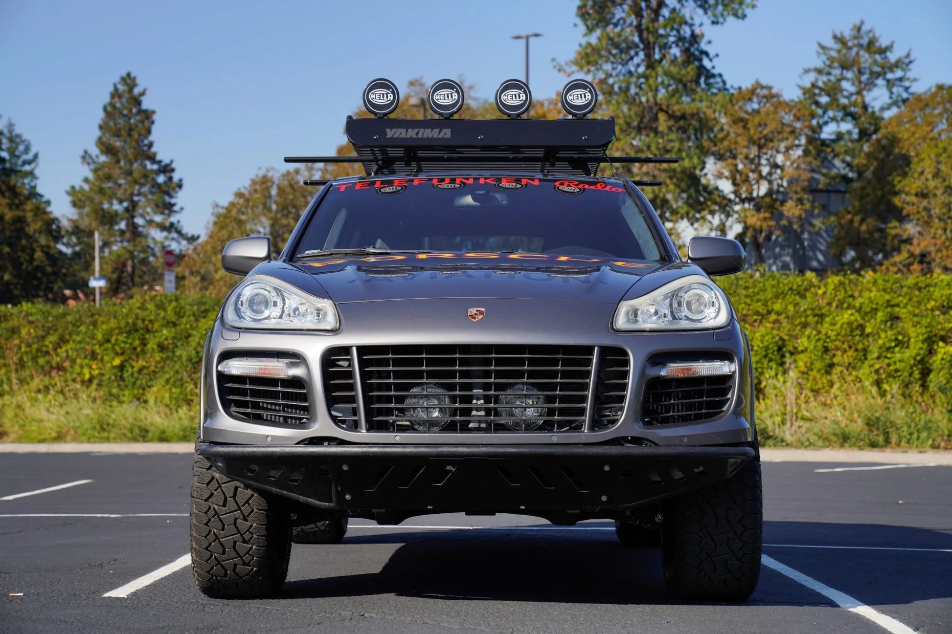 GEN 1 TUBULAR FRONT BUMPER 955 CAYENNE 2002 2007 Eurowise