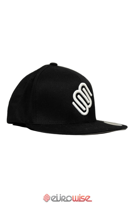 EW Fitted Logo Hat ( Black / White Stitch )
