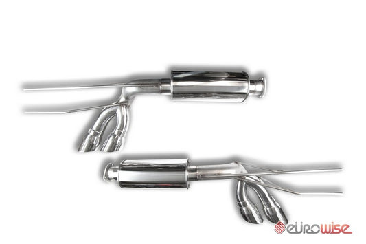 Eurowise G-Class Street Performance Catback Exhaust System G63/G55/G550 4x4 Square