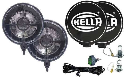 Hella 500 Series Black Driving Lamp Kit