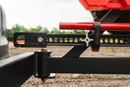 Hitch Mounted Spare Tire Swing Out Carrier