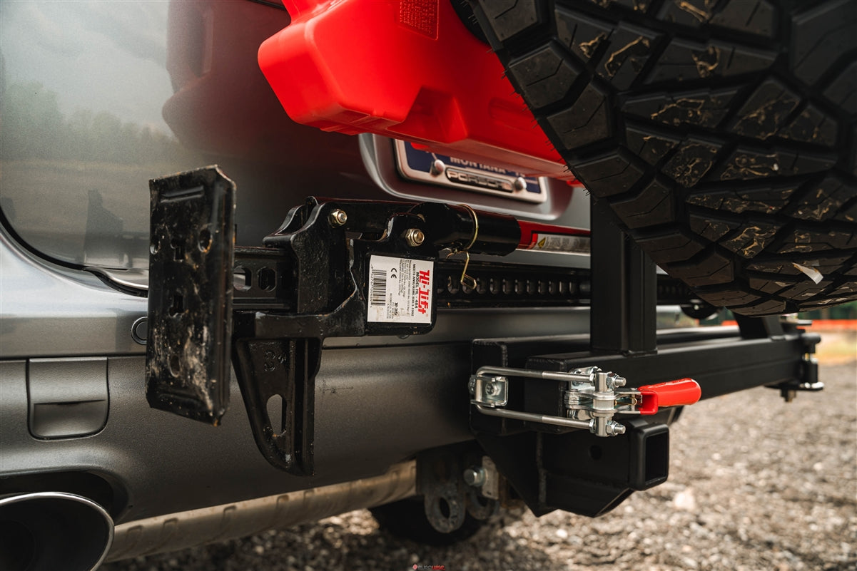 Hitch Mount Spare Tire Carrier Extreme Max Pivoting Fold