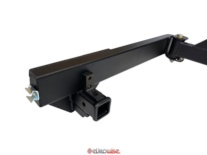 Hitch Mounted Spare Tire Swing Out Carrier
