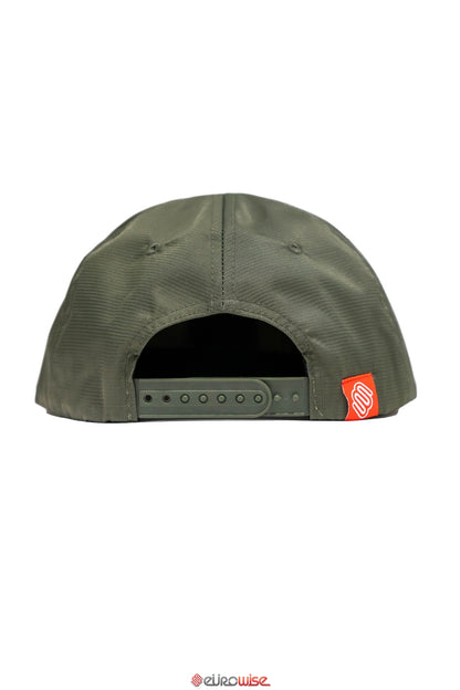 Olive 5 Panel Nylon Hat