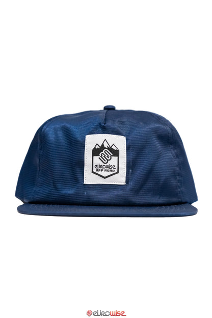 Navy 5 Panel Nylon Hat