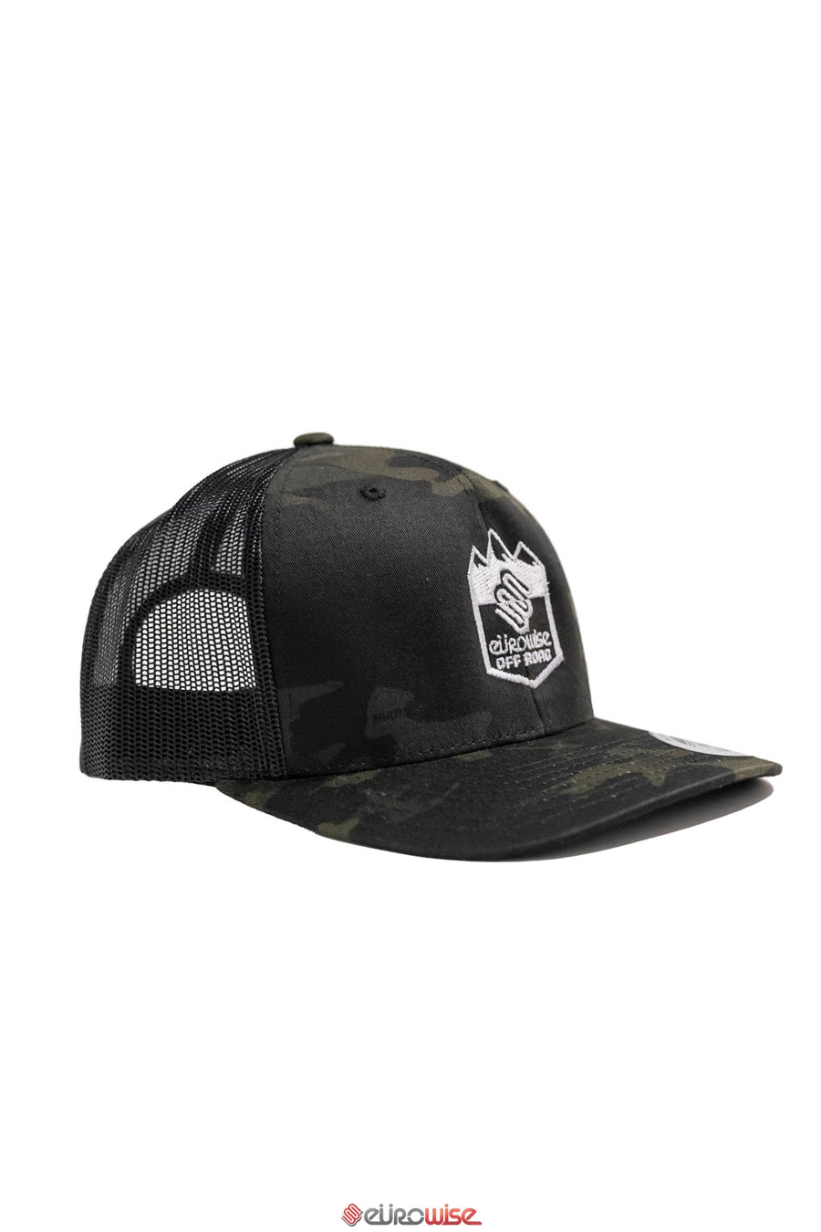Camo Offroad Hat Snap Back Grey Stitch
