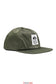 Olive 5 Panel Nylon Hat