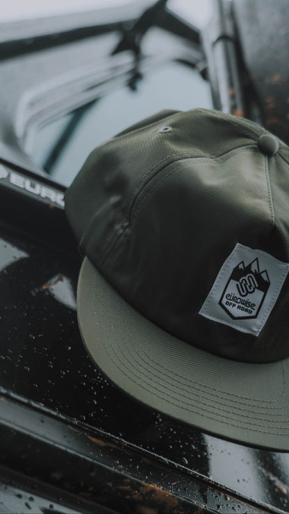 EUROWISE OFFROAD 5 PANEL NYLON HAT - NAVY