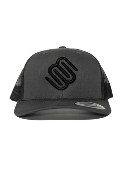 Classic EW Hat Snap Back Black Stitch