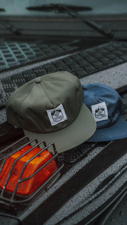 EUROWISE OFFROAD 5 PANEL NYLON HAT - OLIVE